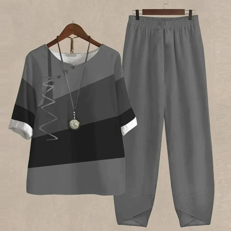 Harmony - Chic Shirt and Pants set