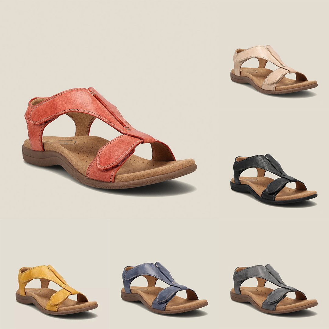 Lyra - Orthopedic Leather Sandals