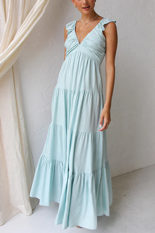 Clara - V-Neck Maxi Dress