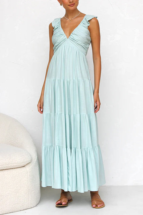 Clara - V-Neck Maxi Dress