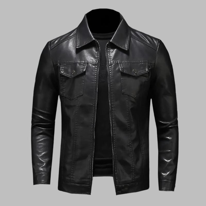 Samuel - classic leather jacket