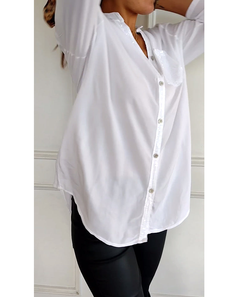 Kaitlyn - button casual top