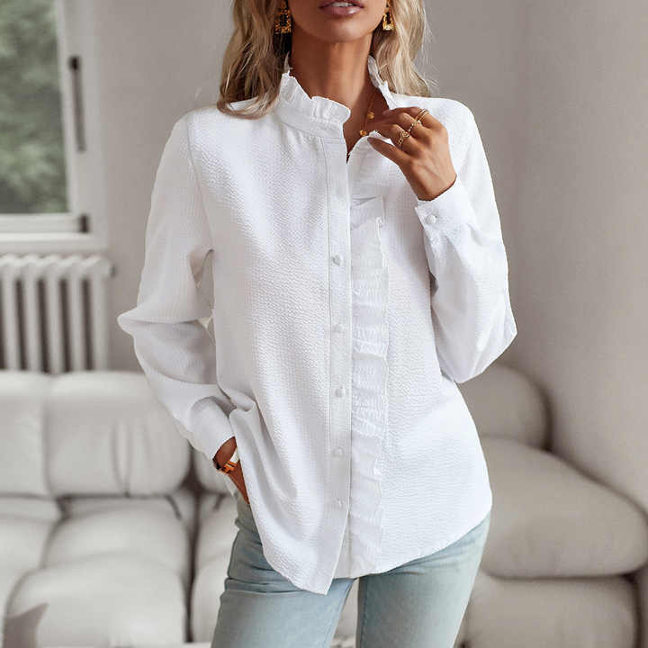 Stella - Elegant Polo Blouse